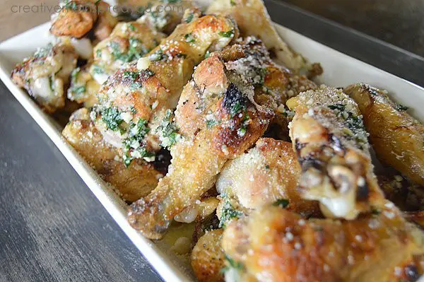 Baked Parmesan Garlic Chicken Wings – Best And Easiest!