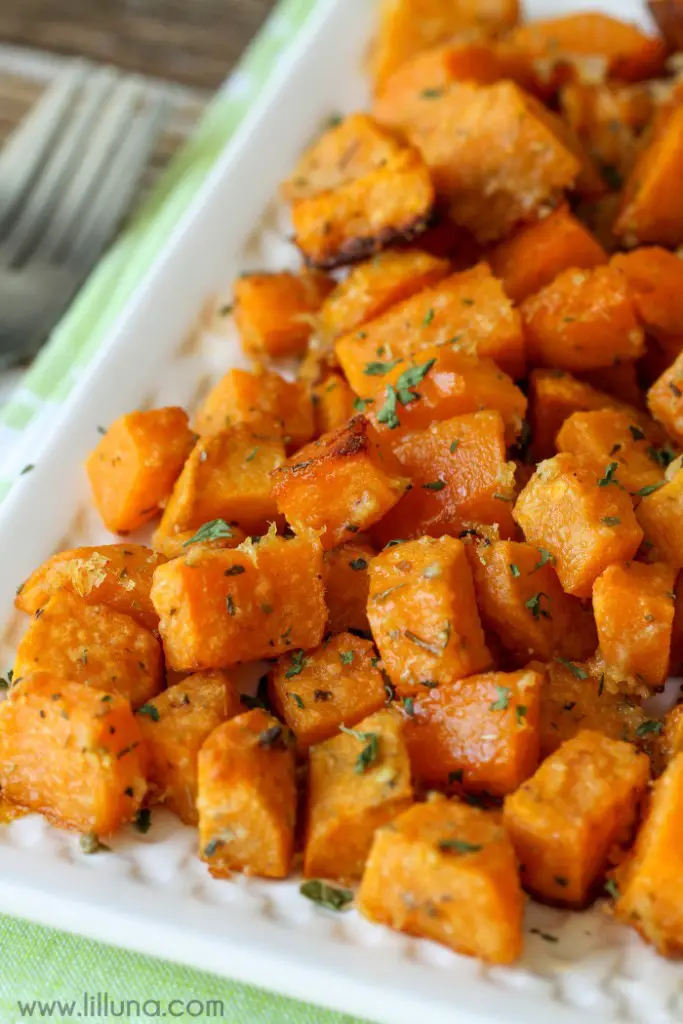 These Savory Baked Parmesan Sweet Potatoes Are The Perfect Side Dish For Any Meal