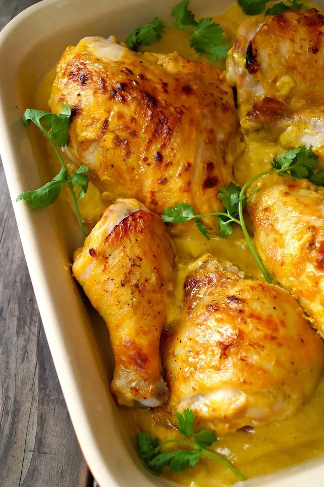 This Coconut Milk And Mango Baked Chicken Is Absolutely Delicious!