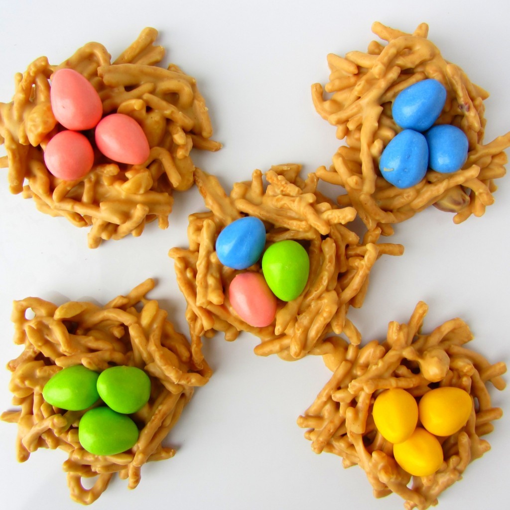 Celebrate Easter With These Festive, Simple And Super Cute No-Bake Peanut Butter Bird Nests