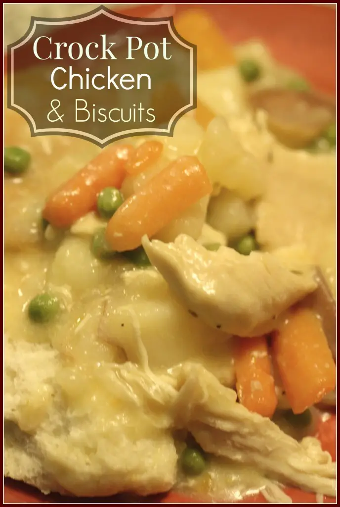 Super Easy And Delicious Crock Pot Creamy Chicken With Biscuits You Want To Come Home To!