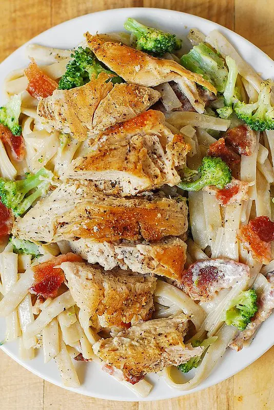 Quick & Easy Chicken Bacon Broccoli Pasta Recipe