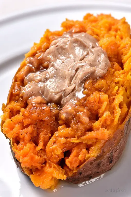These Instant Sweet Potatoes With Homemade Cinnamon Honey Butter Might Be Too Good To Be True