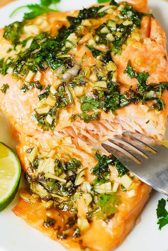 This Cilantro-Lime Honey Garlic Salmon Baked In Foil Is One Of The Easiest Dinners Ever
