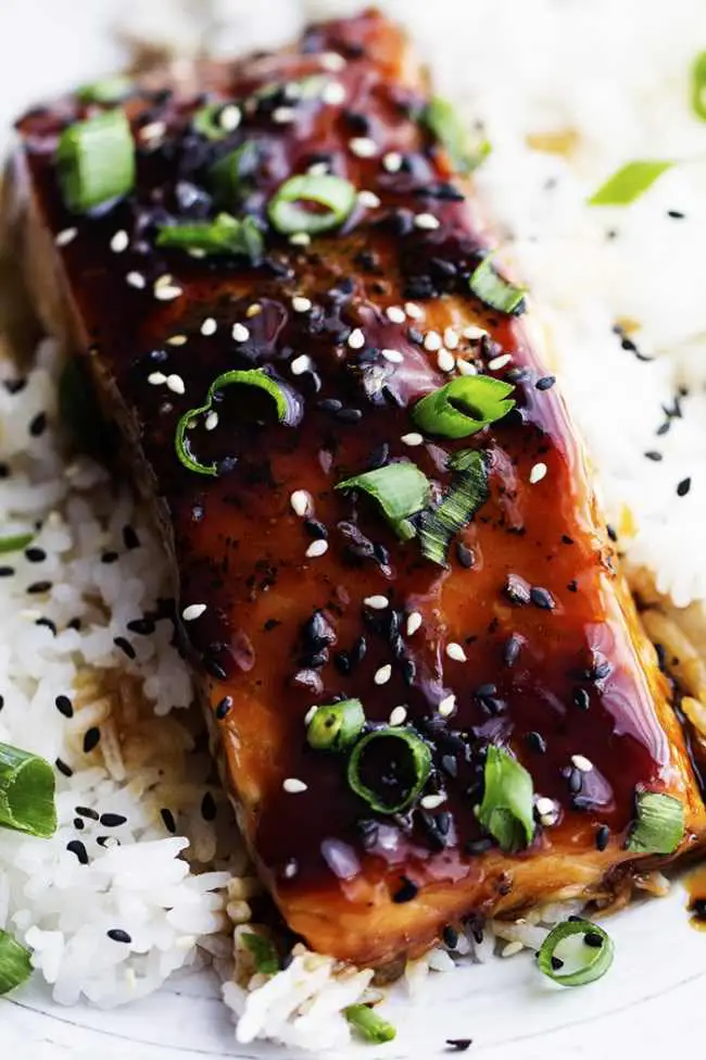 This Delicious Baked Sesame Teriyaki Salmon Recipe Will Convert Anyone Into Liking Fish