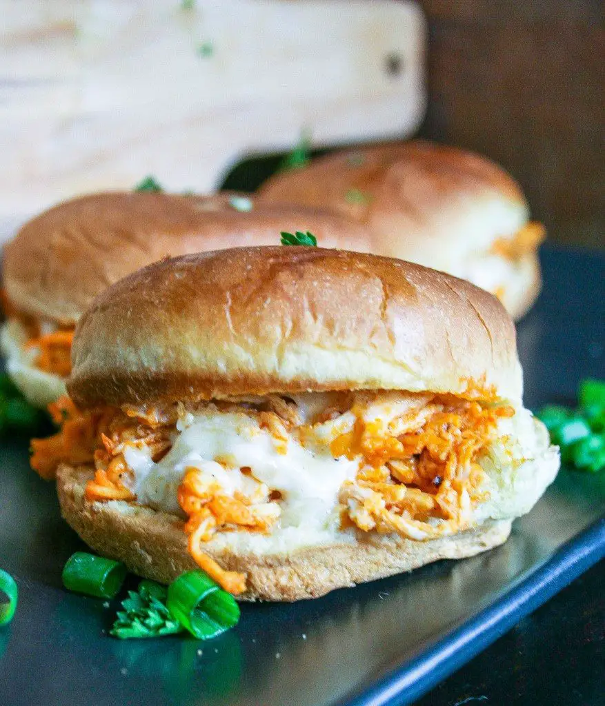 Easy, Delicious Buffalo Chicken Sliders Perfect For Football Season, Or Any Party!