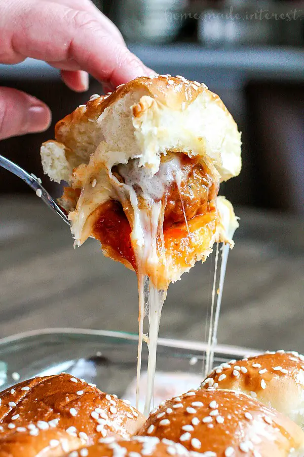 Best Super Bowl Appetizer Ideas-Easy BBQ Meatball Sliders
