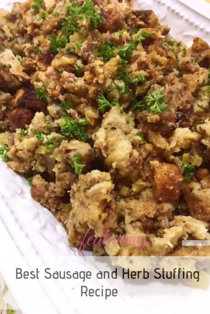 Simply Scrumptious Sausage and Herb Stuffing