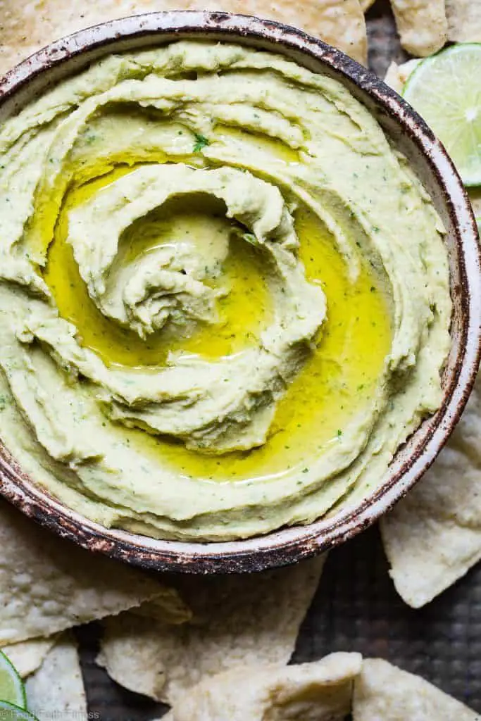 Cilantro Lime Hummus- Easy Vegan Hummus Recipe