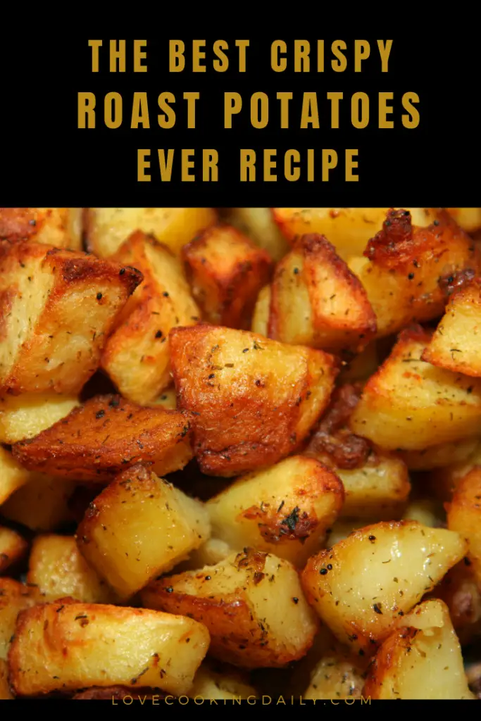 Super Crispy Roasted Potatoes. These Are So Good!