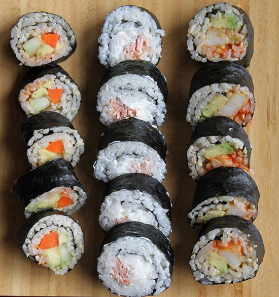 Homemade Philadelphia Roll