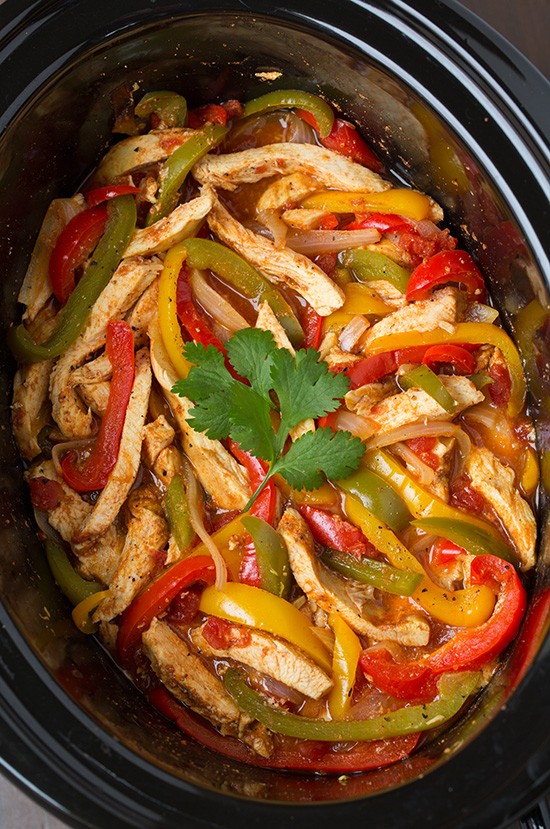 Easy Yet Amazing Slow Cooker Chicken Fajitas