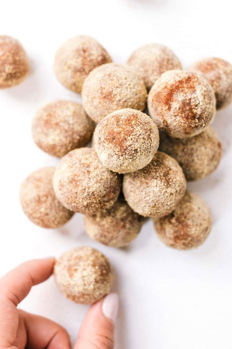 Apple Pie Energy Bites by Alyssa Rimmer