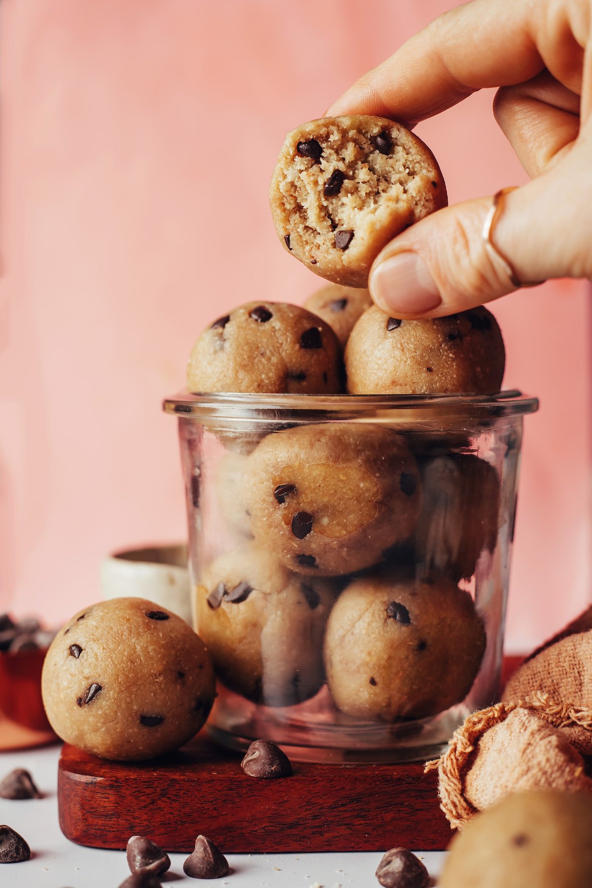 No-Bake Cookie Dough Bites (5 Minutes!) by Minimalist Baker