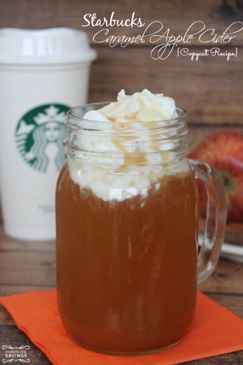 Starbucks Spiced Caramel Apple Cider Recipe