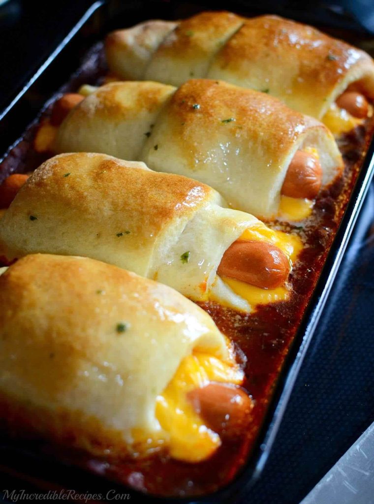 Chili Cheese Dog Bake- It Doesn't Get Any Easier Than This!