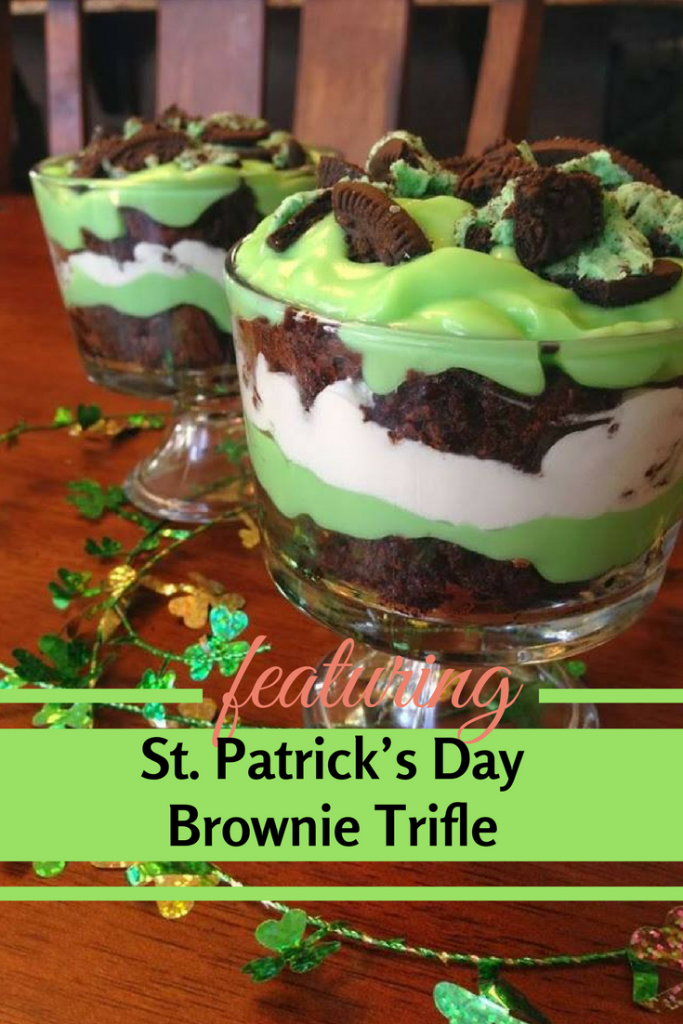 This St. Patrick’s Day Brownie Trifle Is Jaw Dropping!