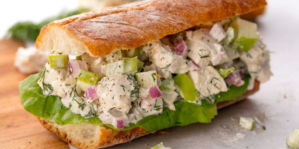 Best Chicken Salad Sandwich Recipe - How to Make a Homemade Chicken Salad Sandwich