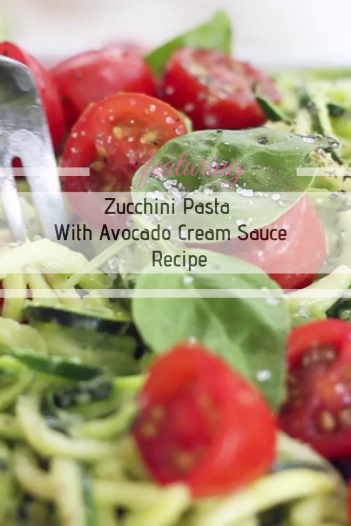 How To Make Zucchini Pasta With Avocado Cream Sauce