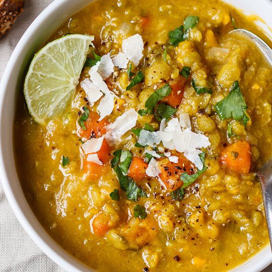 Slow Cooker Sweet Potato Split Pea Soup -11 Easy Ways To Cook Sweet Potatoes