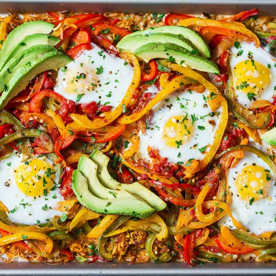 Eggs Sweet Potato Sheet Pan Breakfast -11 Easy Ways To Cook Sweet Potatoes