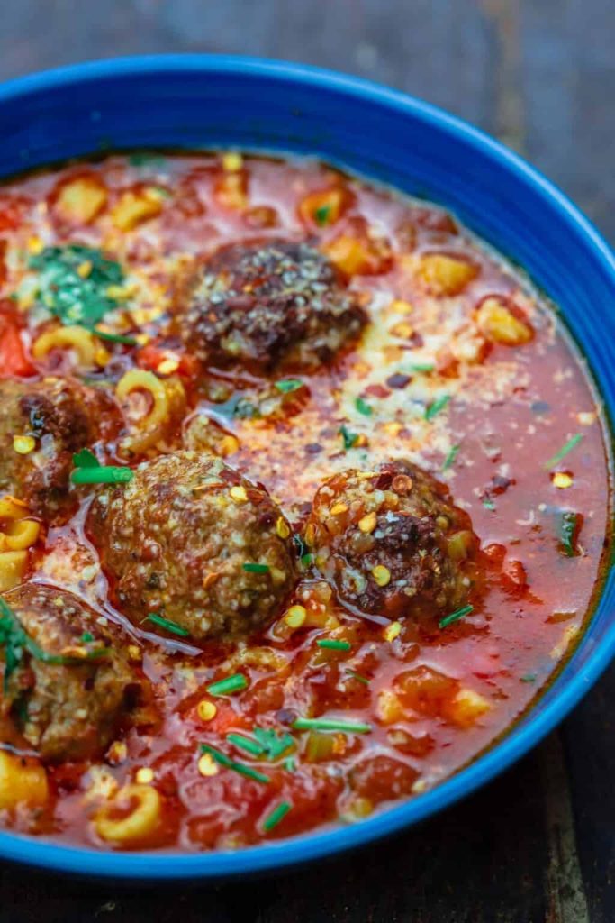 Easy Meatball Soup