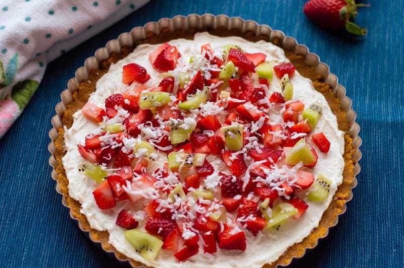 No-Bake Fruit Pizza