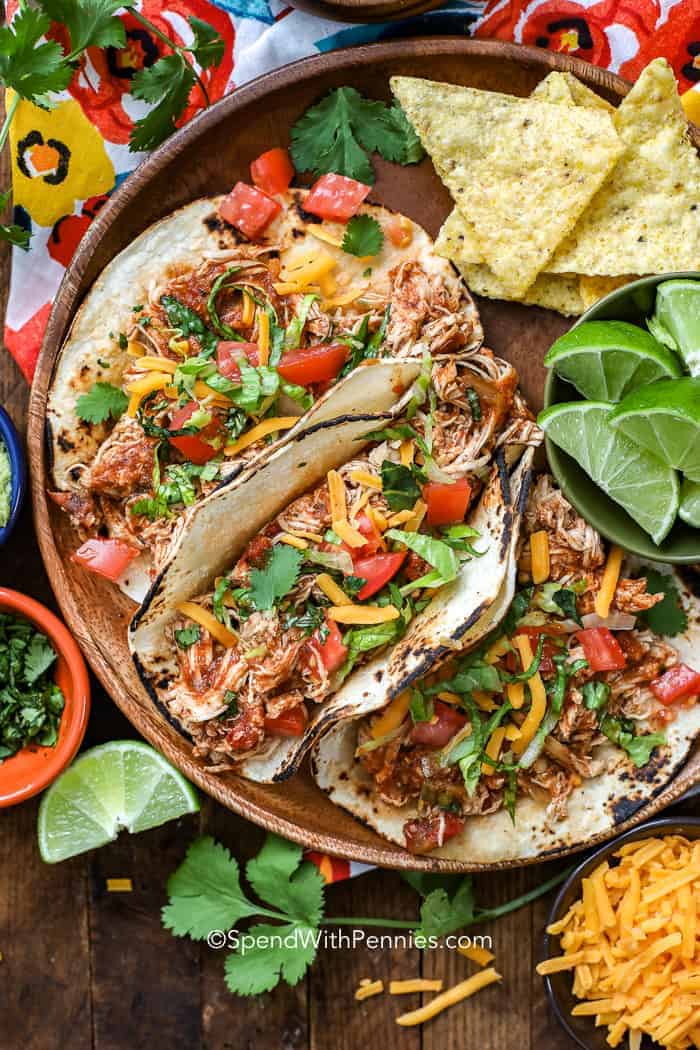 Crockpot Chicken Tacos