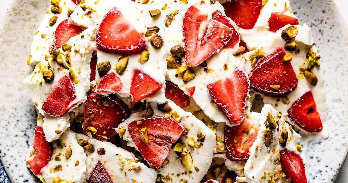 Frozen Yogurt Bark