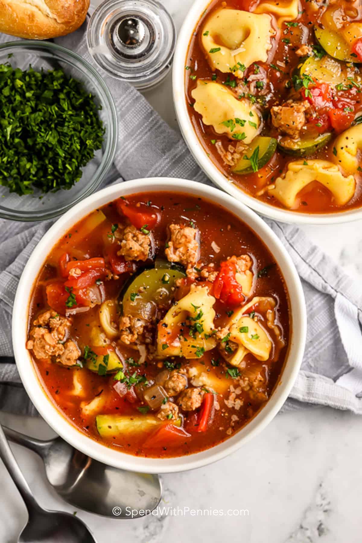 Sausage Tortellini Soup