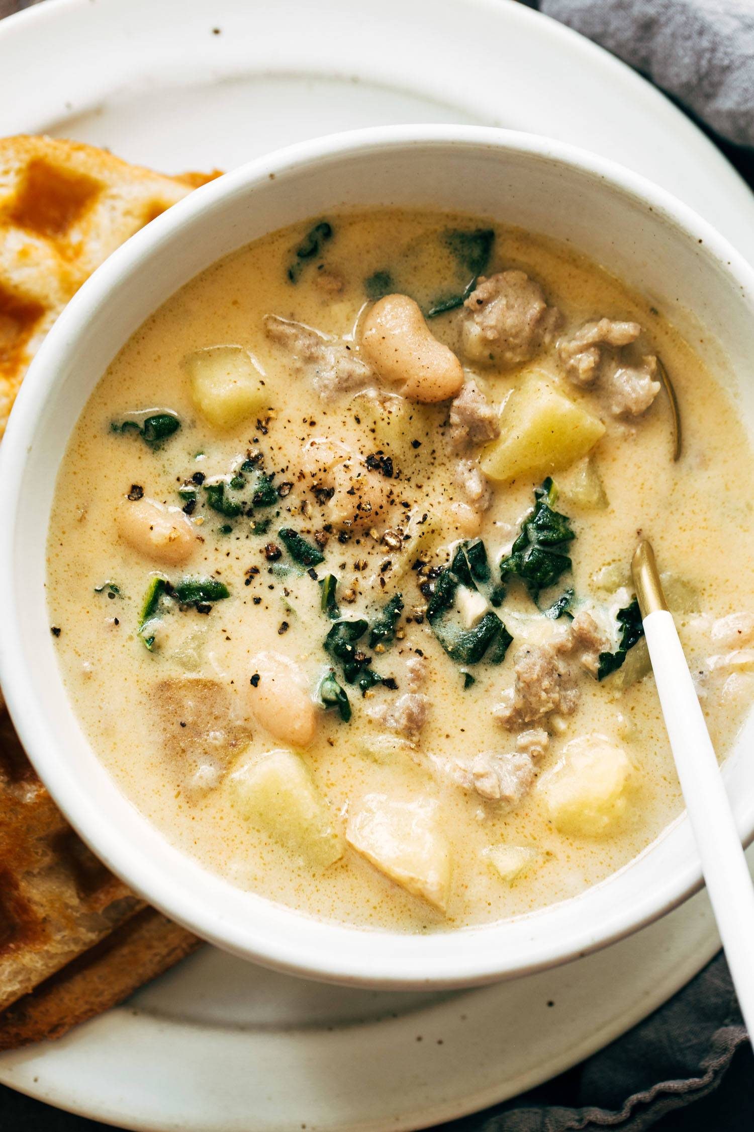 Sausage, Kale and White Bean Soup recipe