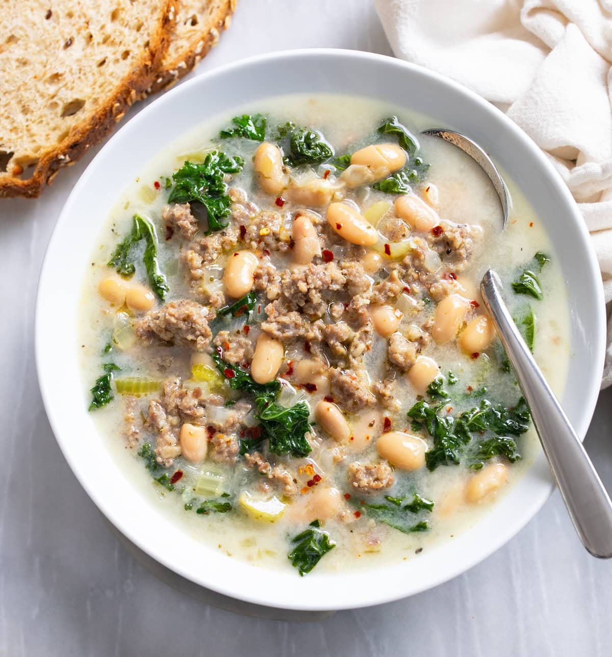 Sausage and White Bean Soup