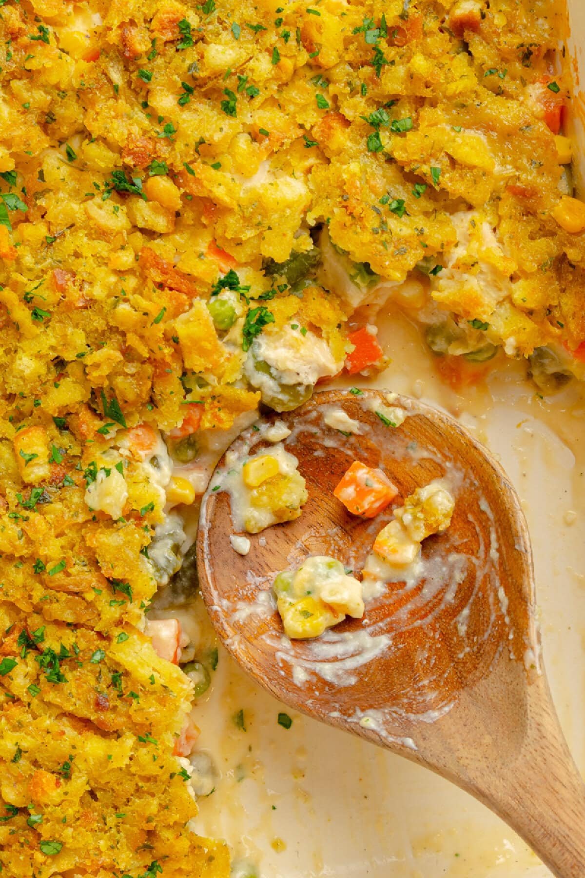 Chicken and Stuffing Casserole