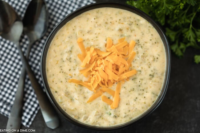 Crock Pot Broccoli Cheddar Soup recipe