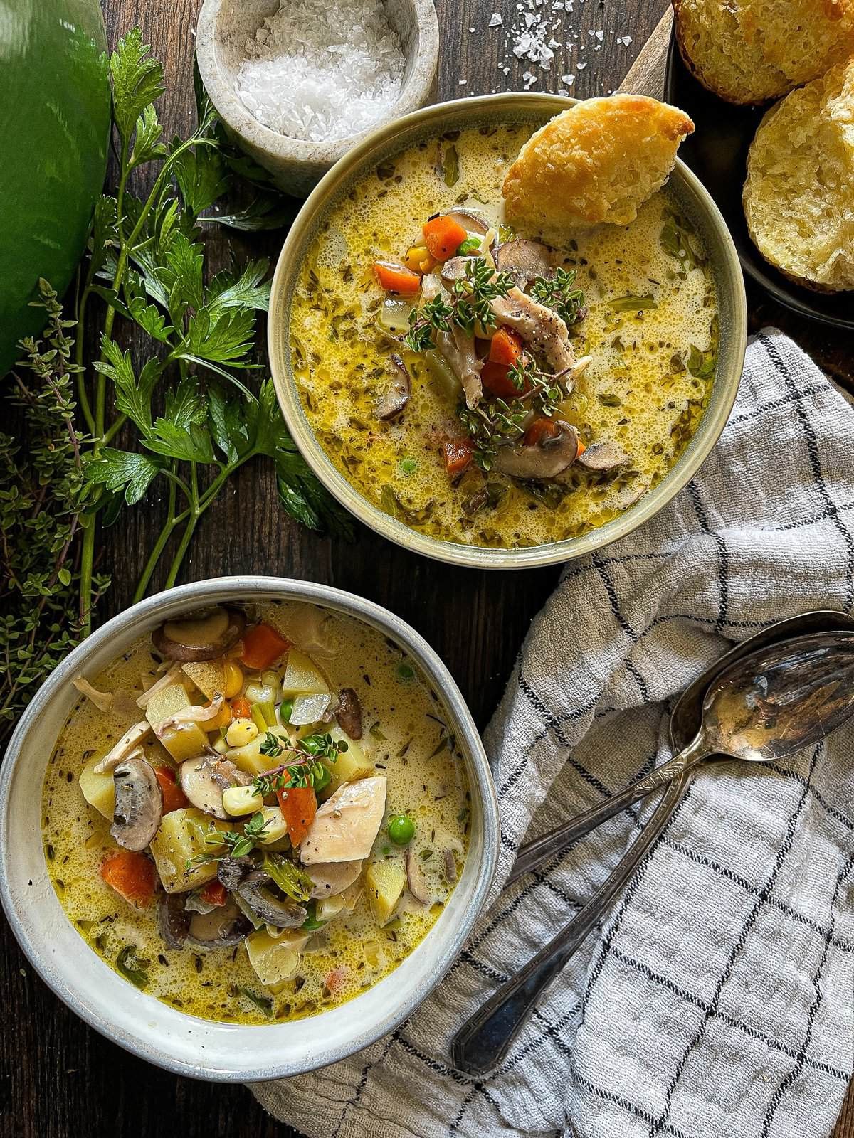 Creamy Chicken Pot Pie Soup