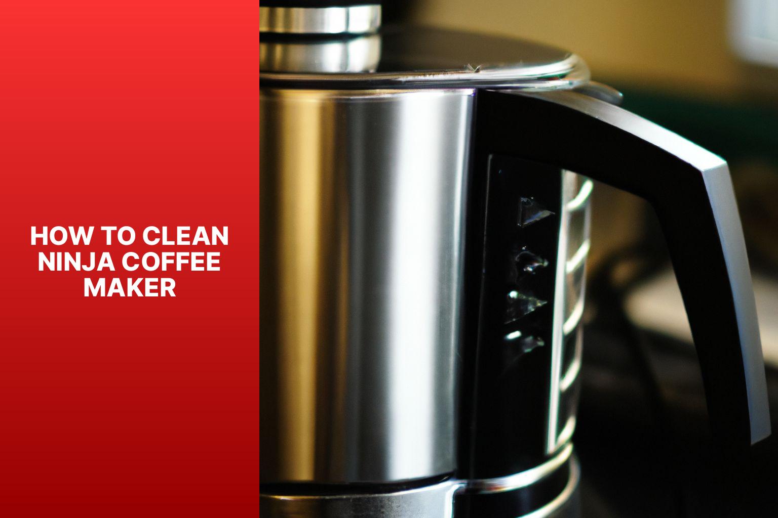 how to clean ninja coffee maker
