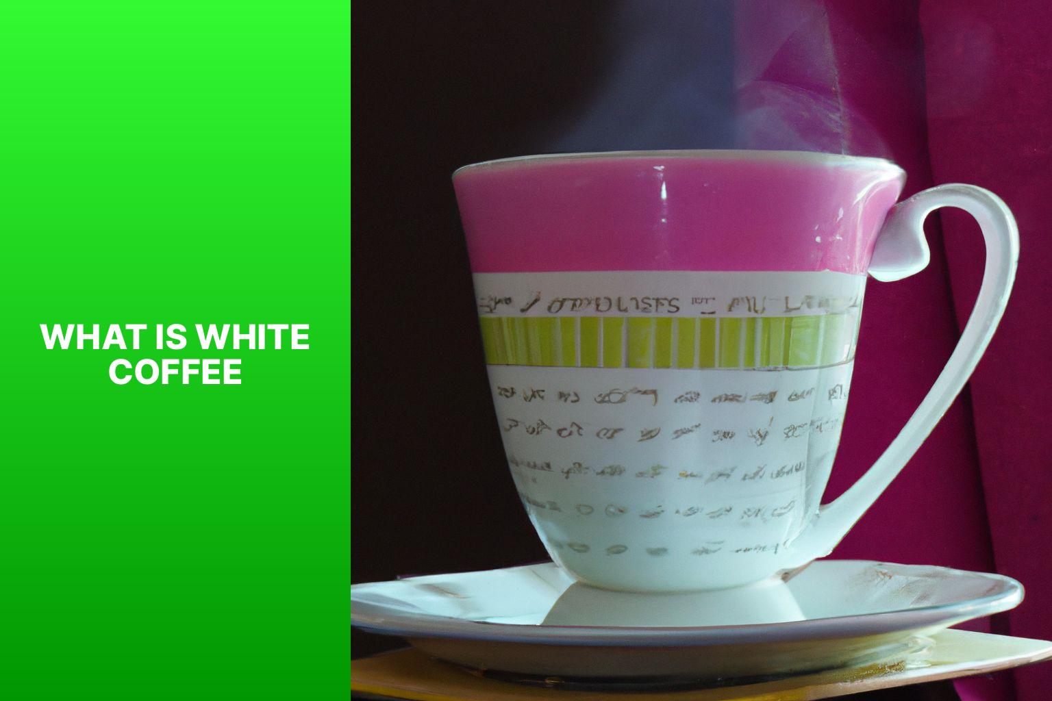 what is white coffee