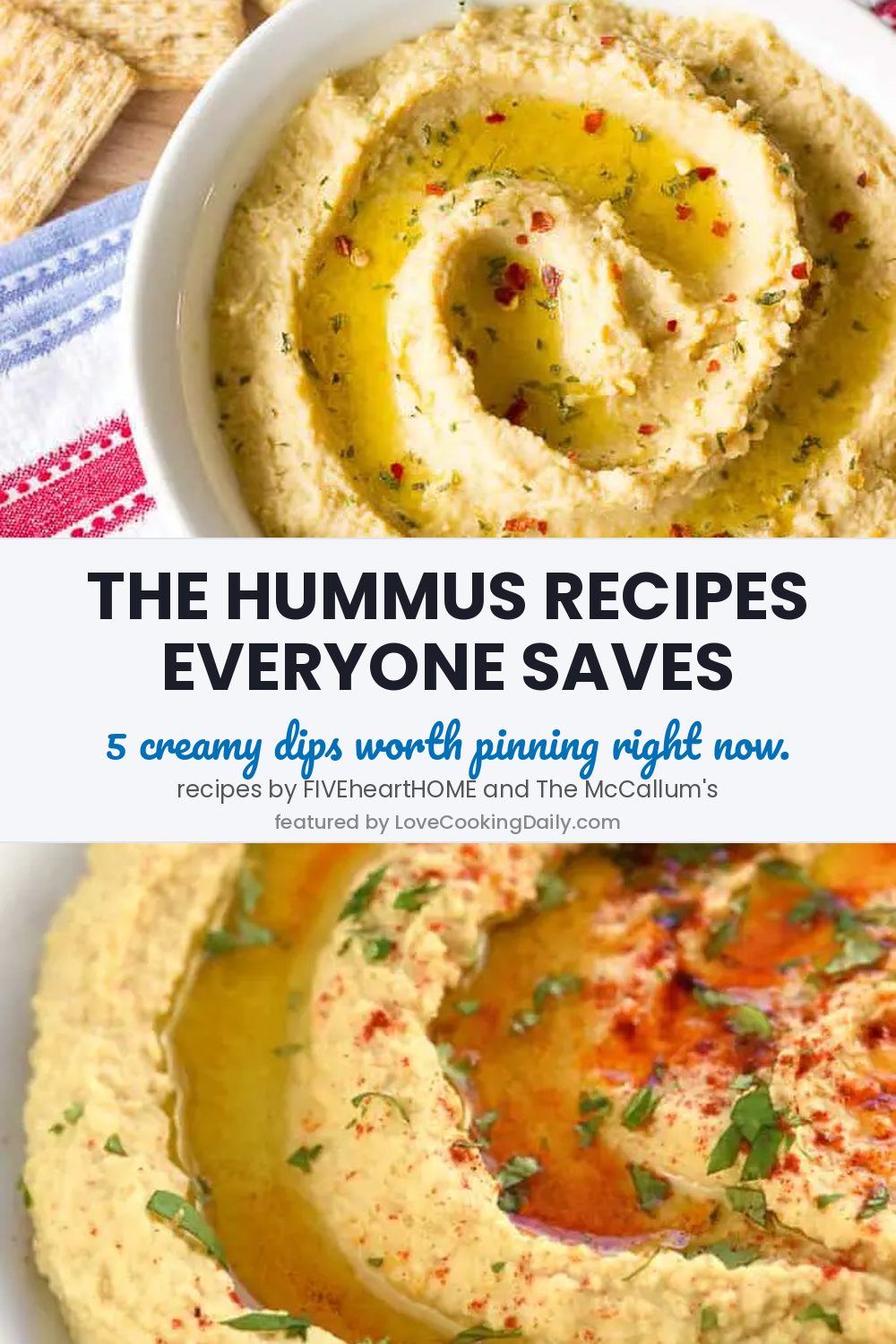5 Healthy Hummus Recipes - LoveCookingDaily.com