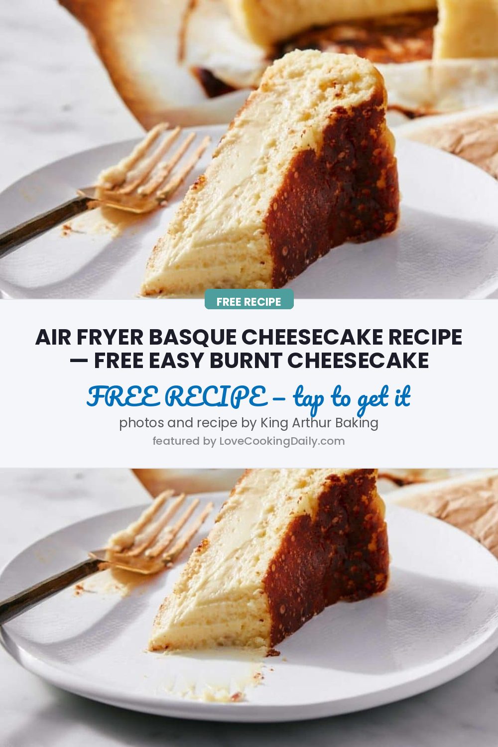 Perfect Basque-Style Cheesecake From Your Fryer? Absolutely! - LoveCookingDaily.com