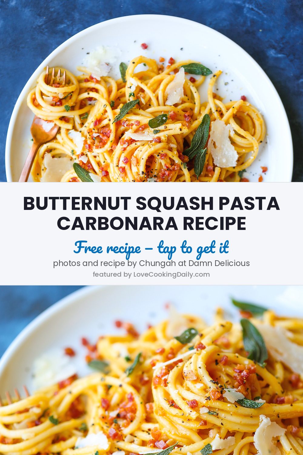 This Easy Butternut Squash Pasta Recipe Is The Perfect Fall Meal - LoveCookingDaily.com