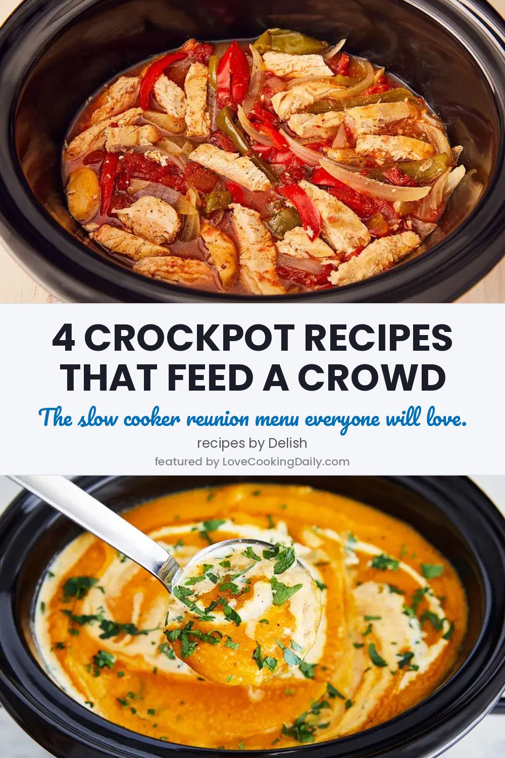 4 Delicous Crockpot Recipes For Family Reunions - LoveCookingDaily.com
