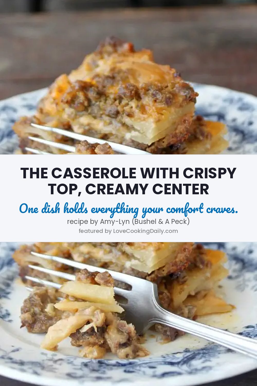 Delicious And Very Comforting Meat & Potato Casserole - LoveCookingDaily.com