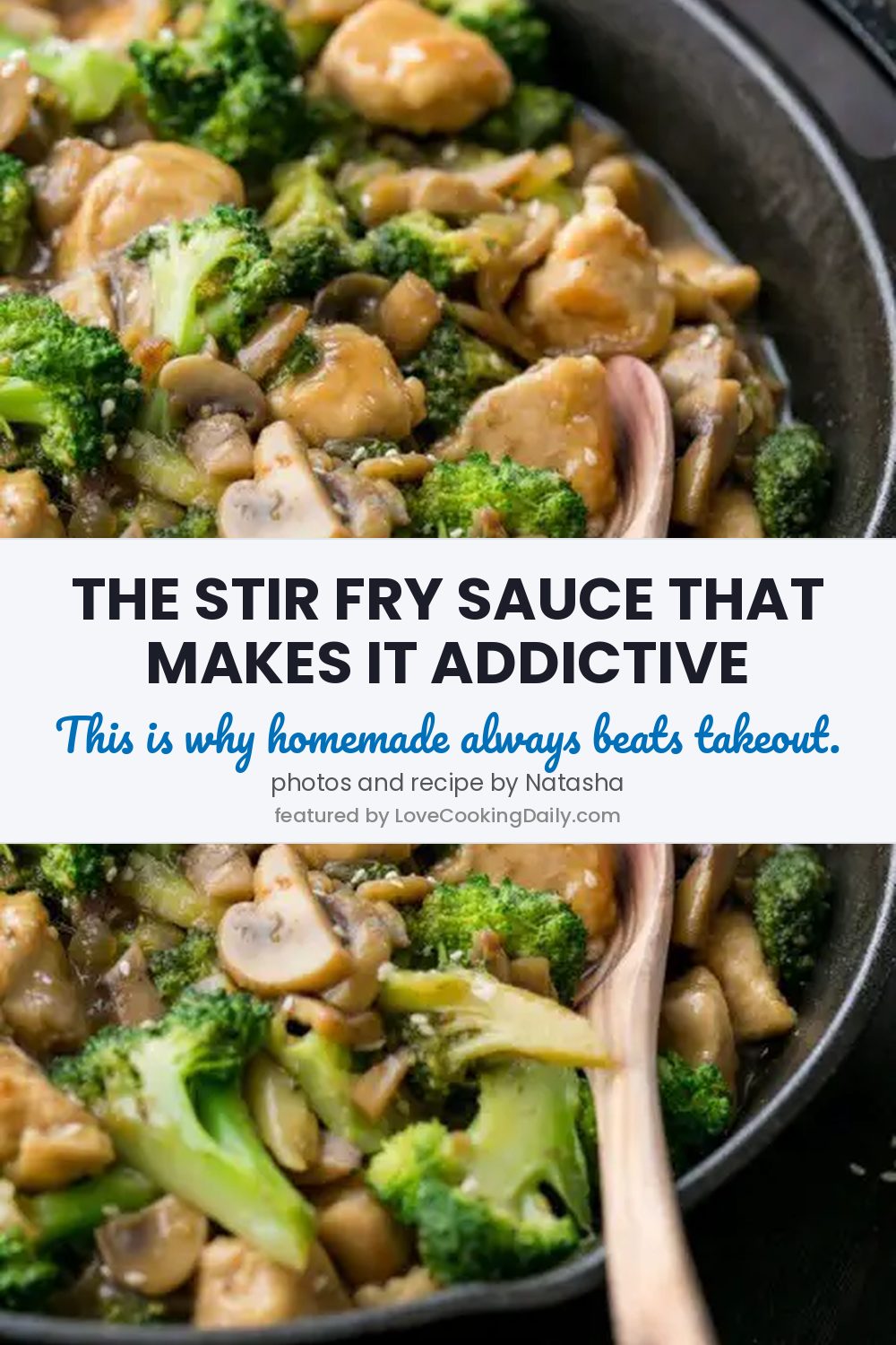 Easy And Delicious Chicken Broccoli And Mushroom Stir Fry - LoveCookingDaily.com