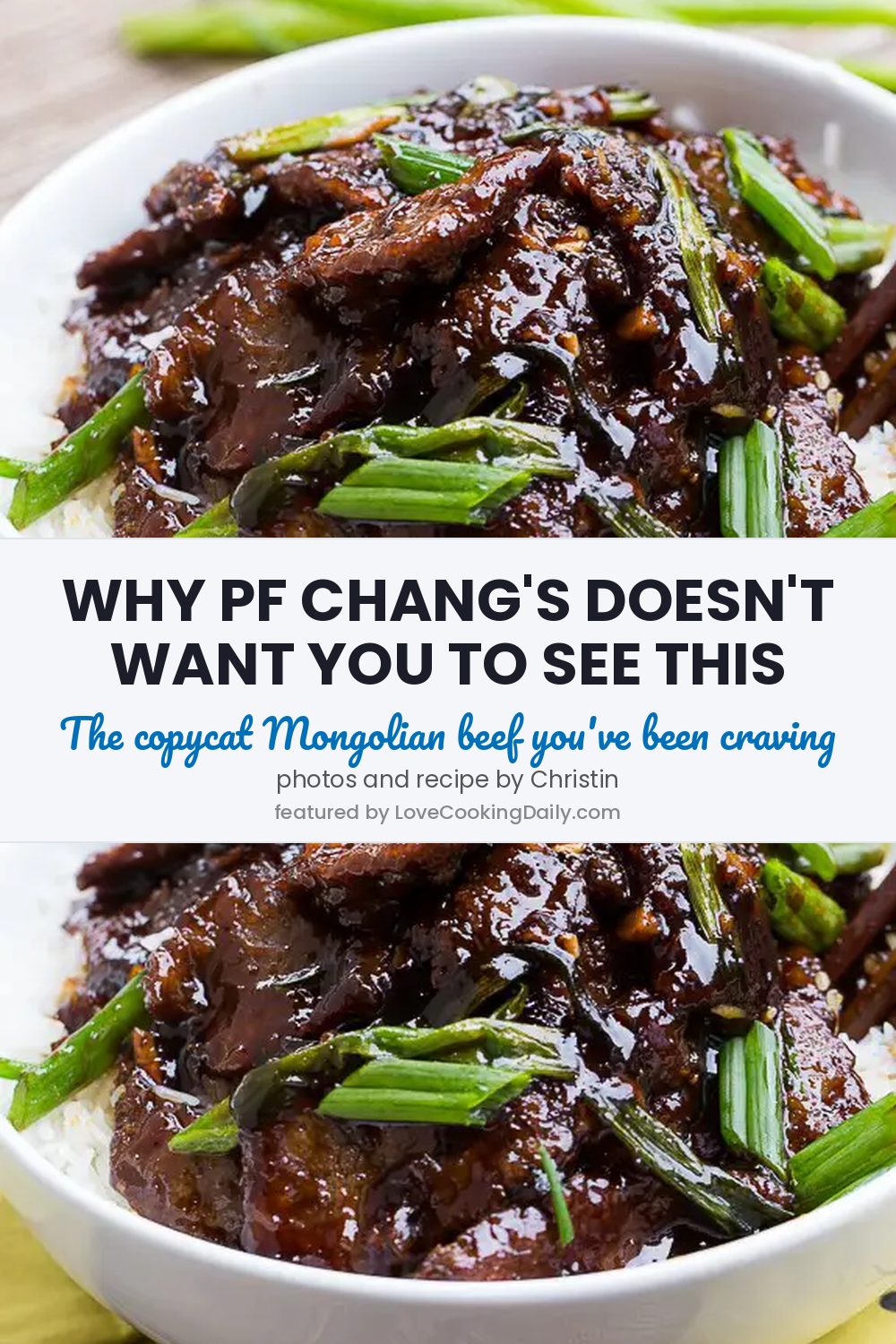 Fabulously Delicious Mongolian Beef…Tastes Just Like PF Chang’s Recipe! - LoveCookingDaily.com