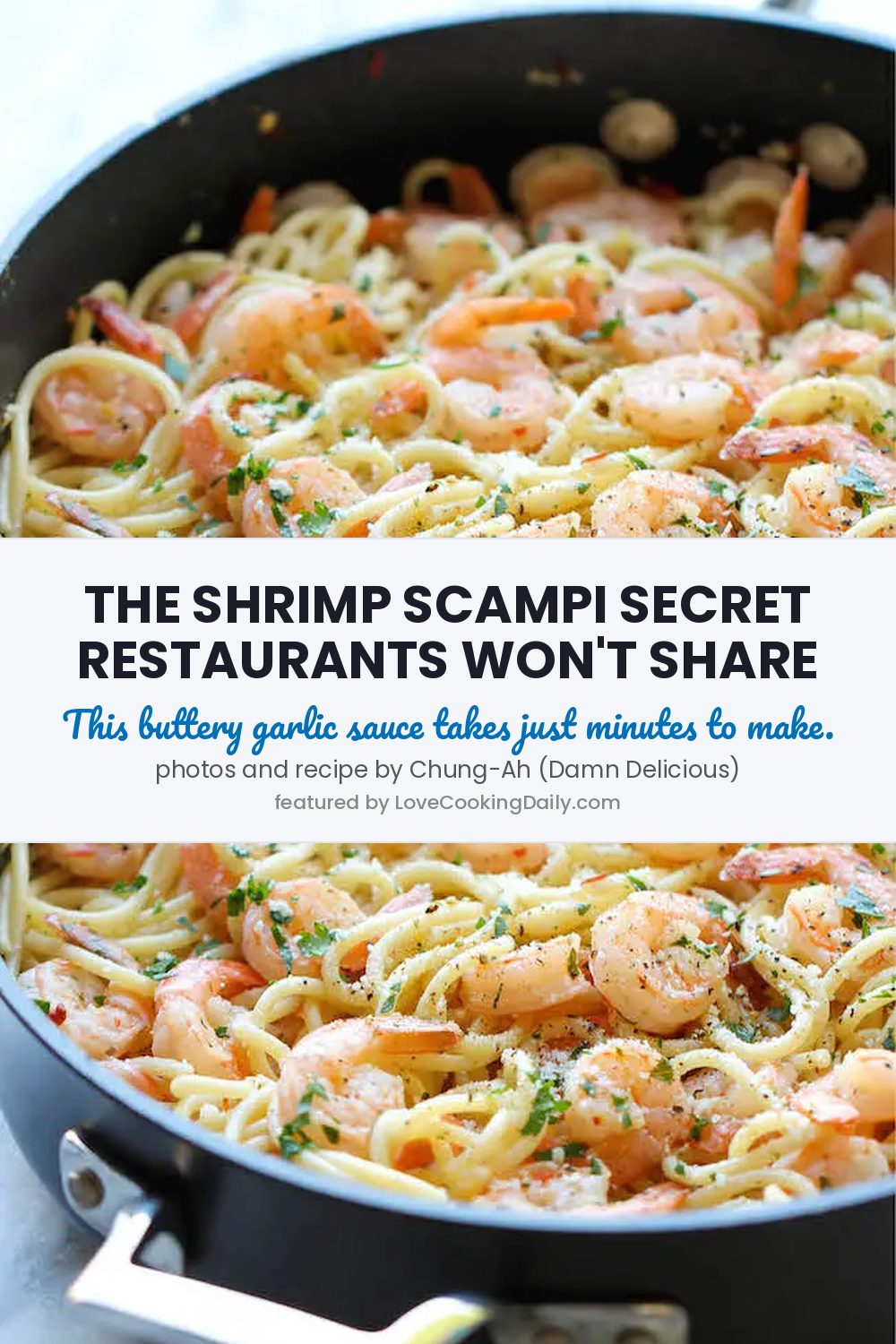 Incredibly Easy And Delicious Shrimp Scampi For Busy Weeknights - LoveCookingDaily.com