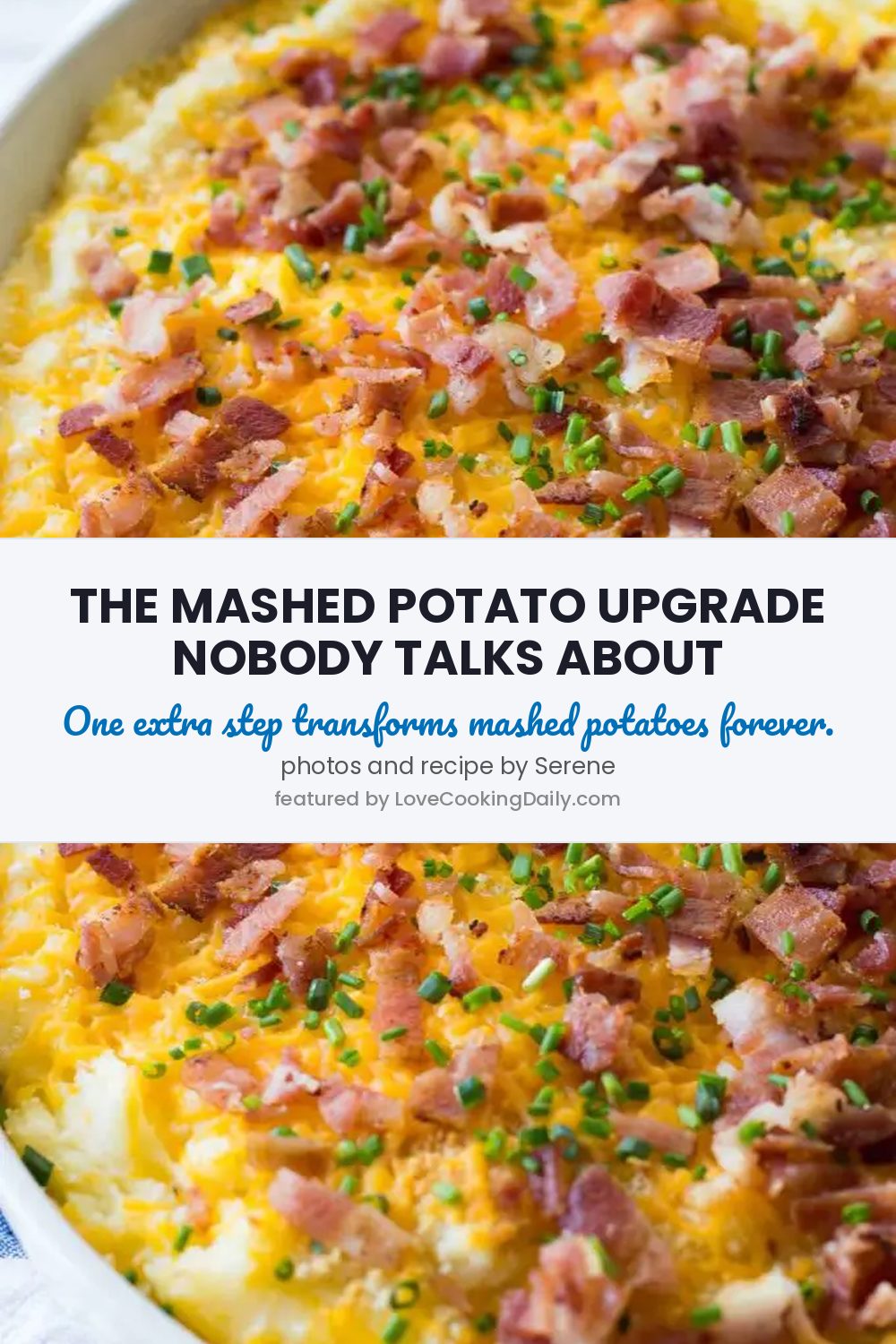 Melt-In-Your-Mouth Creamy And Smooth Mashed Potato Casserole - LoveCookingDaily.com
