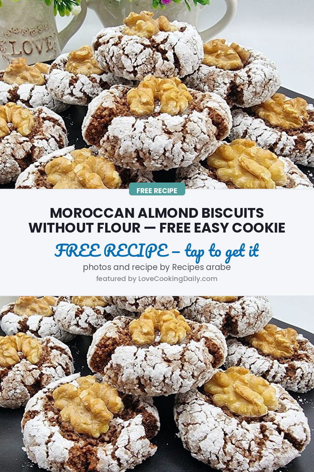 Moroccan Biscuits- Not Too Sweet, Very Moist And Absolutely Delicious - LoveCookingDaily.com