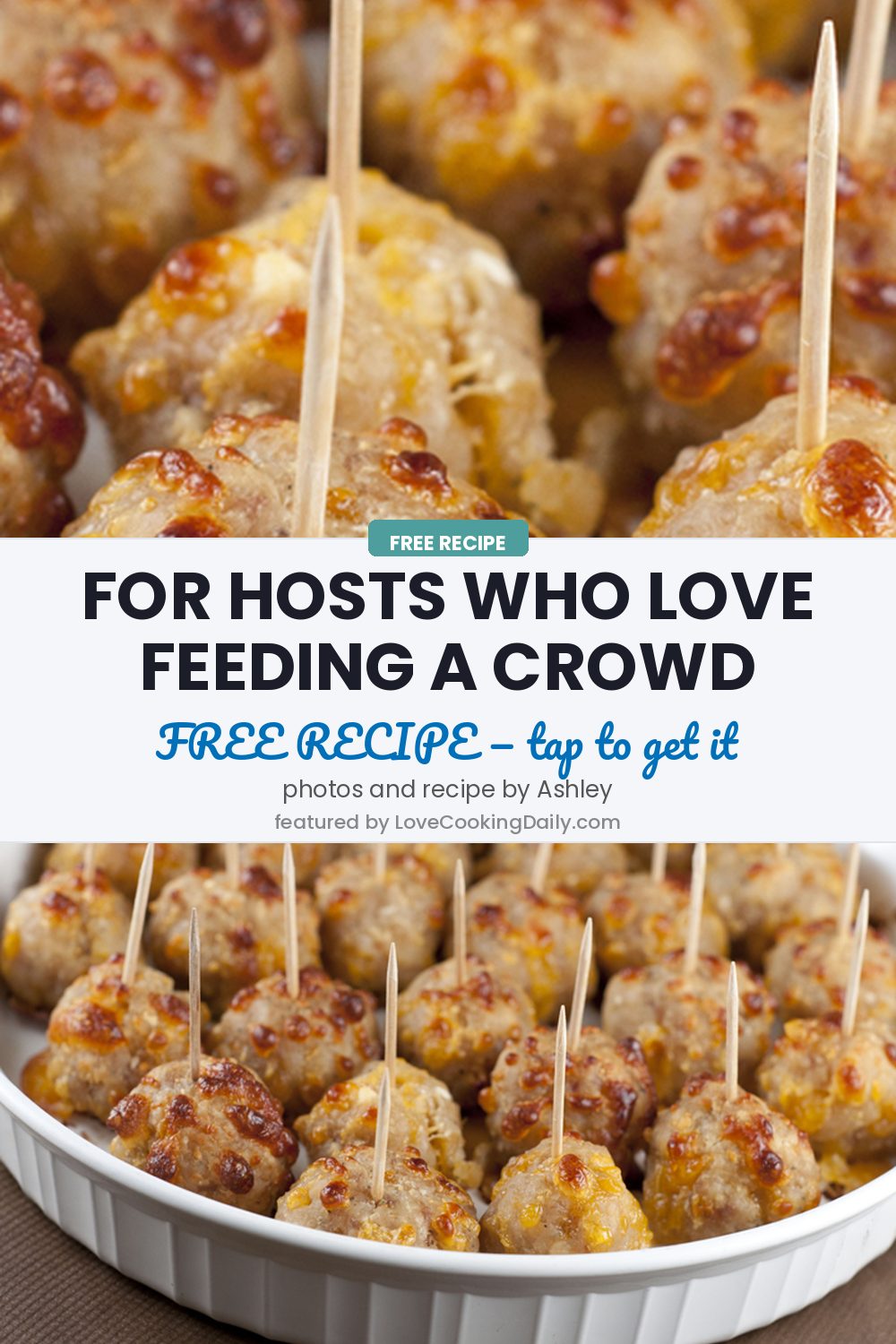 Perfect Little Appetizer: Sausage Cheese Balls (Not The Traditional Meatball Recipe) - LoveCookingDaily.com