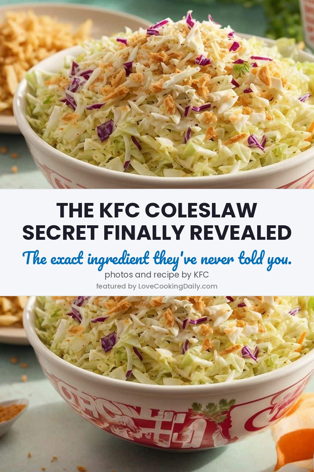 Recipe For KFC Coleslaw: The Secret Is Finally Revealed! - LoveCookingDaily.com