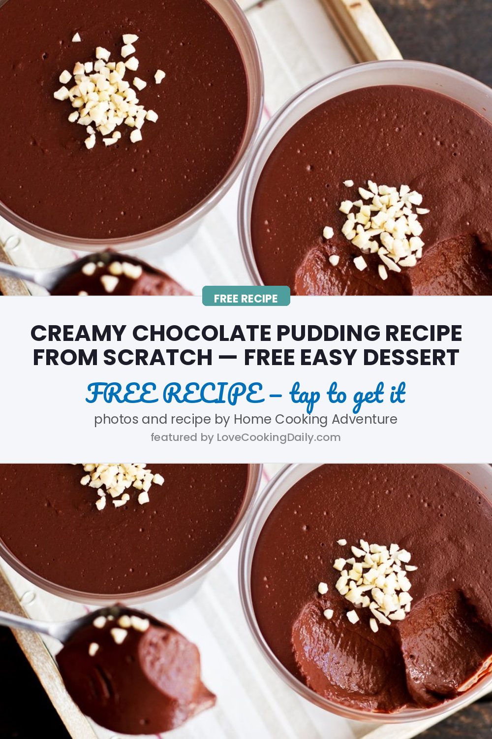 So Easy To Prepare And Totally Irresistible Creamy Chocolate Pudding - LoveCookingDaily.com